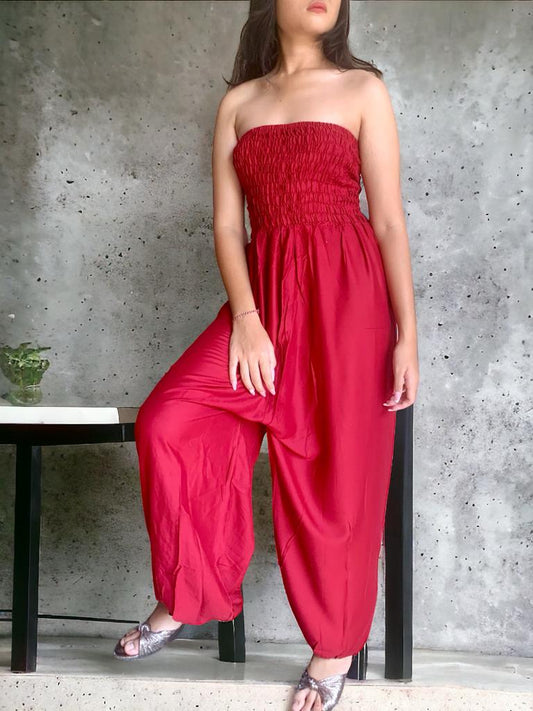 Aladin Jumpsuit Red | Bali Sini Shop