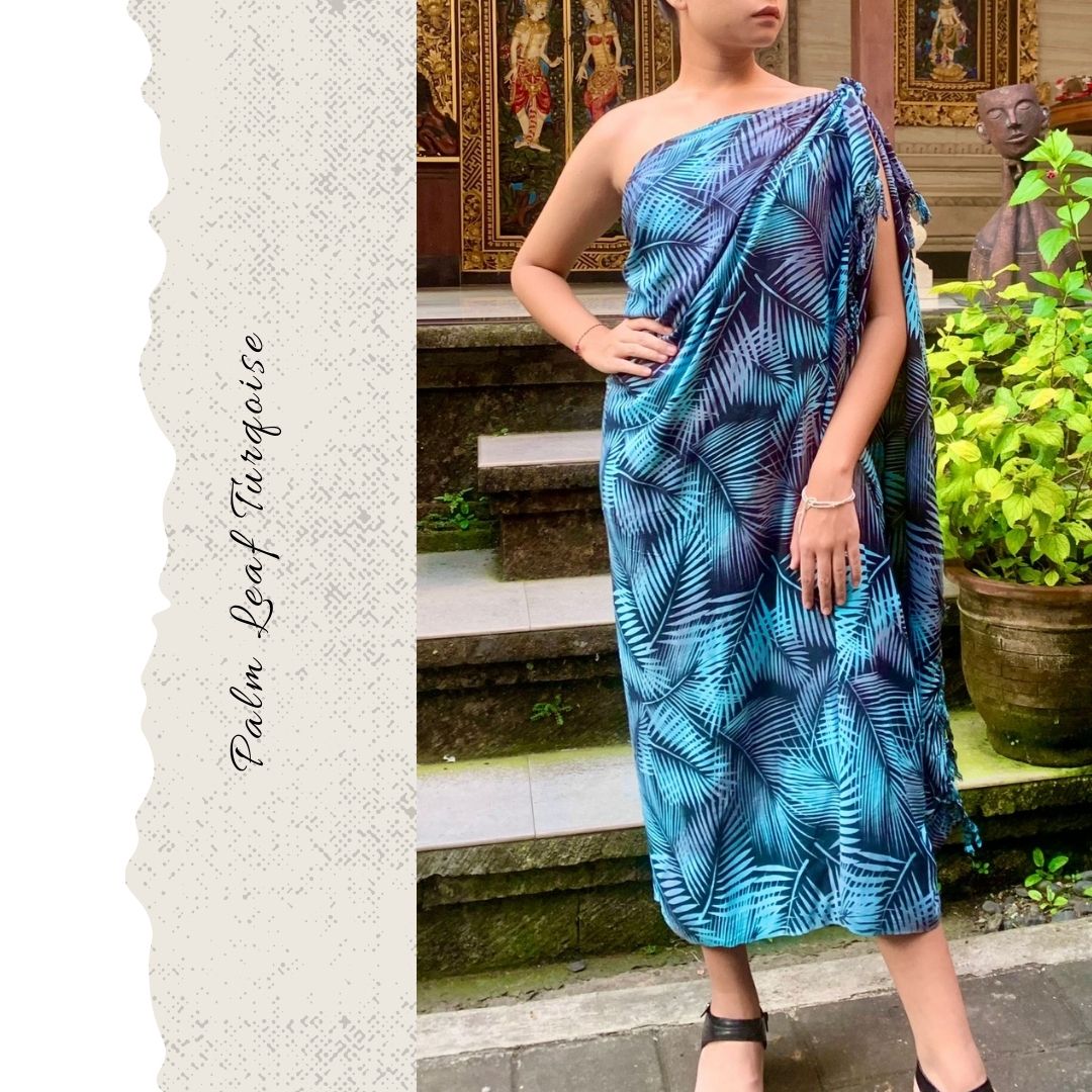 Sarong Bali | Palm Leaf Pattern | Bali Sini Shop