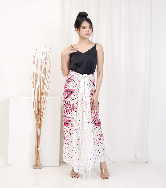 Sarong Bali | Mandala Polkadot Pattern | Bali Sini Shop