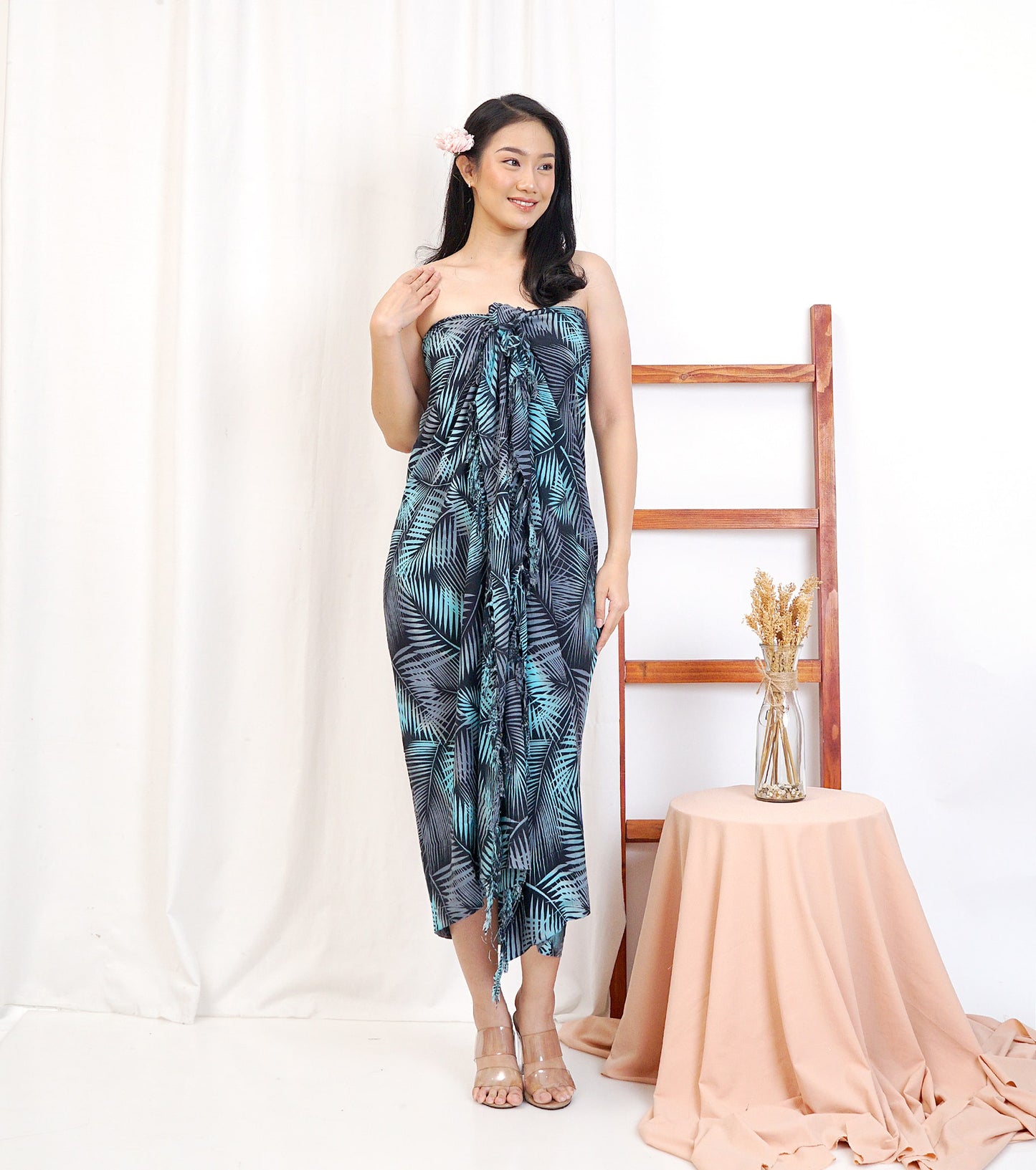 Sarong Bali | Palm Leaf Pattern | Bali Sini Shop